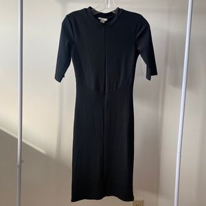 Sexy Ribbed Black H&M Dress Small